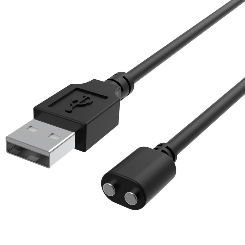 Magnetic USB DC Charger Cable Charging Cord for 2 Dots Single Polarity Rechargea gallery