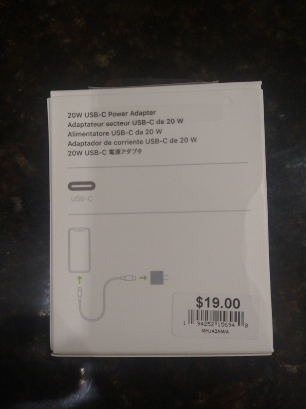 Apple USB-C 20W Power Adapter BOX & Paperwork ONLY gallery