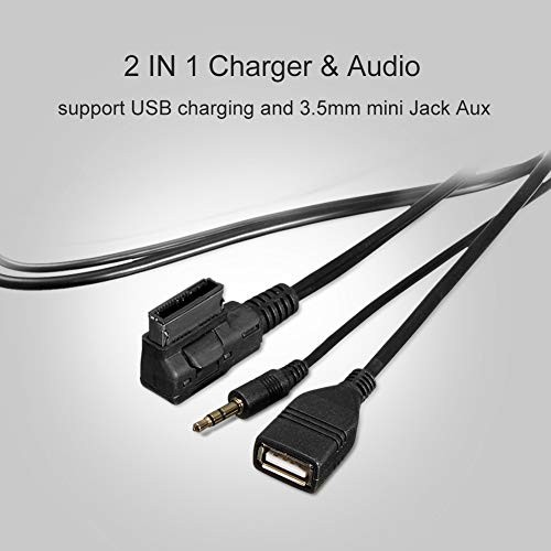 Audio AMI USB 3.5mm Aux Cable 3.5mm USB Adapter AMI MMI Audio Music Interface... gallery