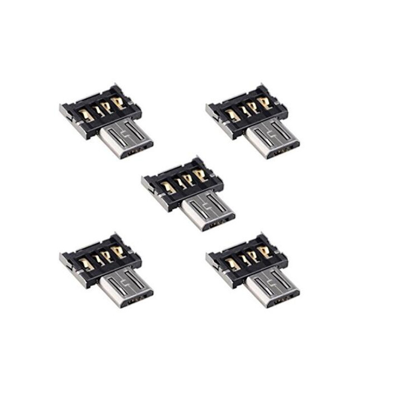 10x Ultra Mini DM Micro USB 5pin OTG Adapter Connector for Cell Phone Tablet