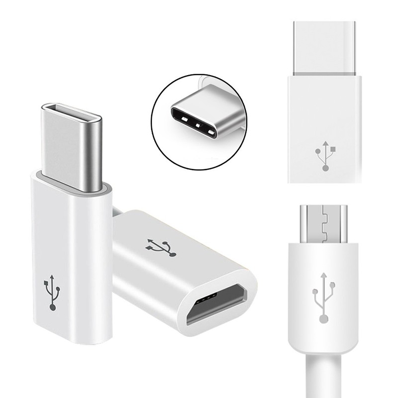 5 Pack V8 to Type-C Adapter Plug Micro USB to USB C Converter for Phone Charging gallery