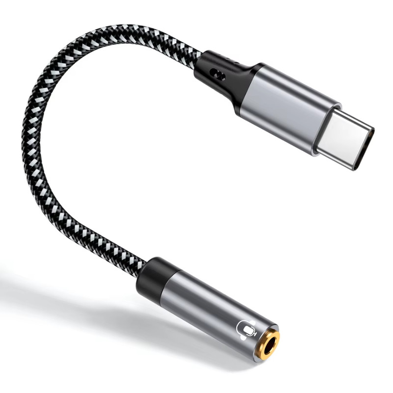 USB-C Type C to 3.5mm AUX Headphone Jack Adapter Lot For iPhone 15/Android Phone