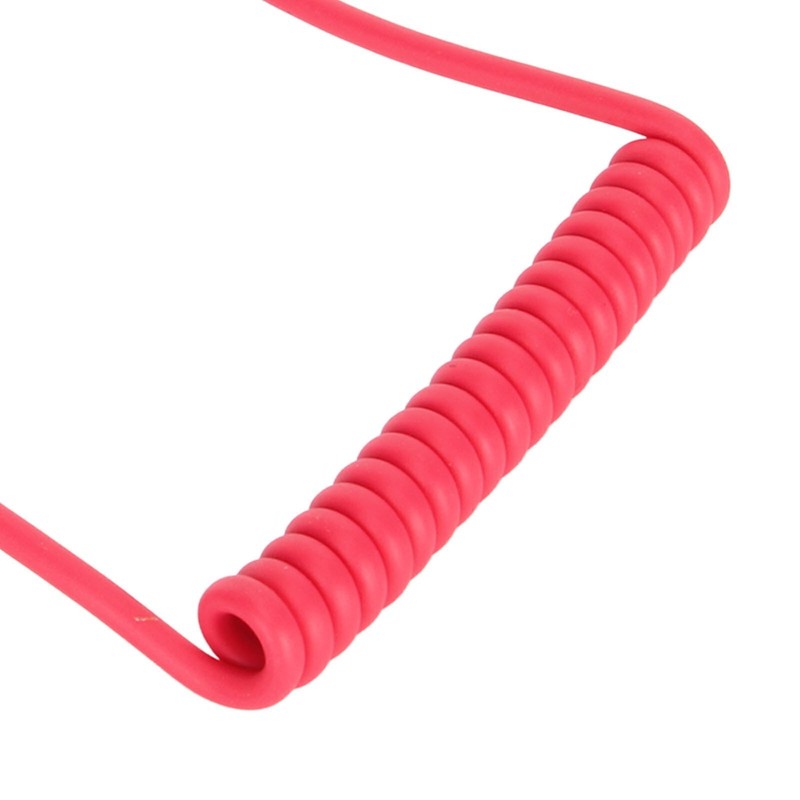 3.5mm to 3.5mm TRRS Cable Male to Male Coiled Right Angle 3.5mm Microphone Patch gallery