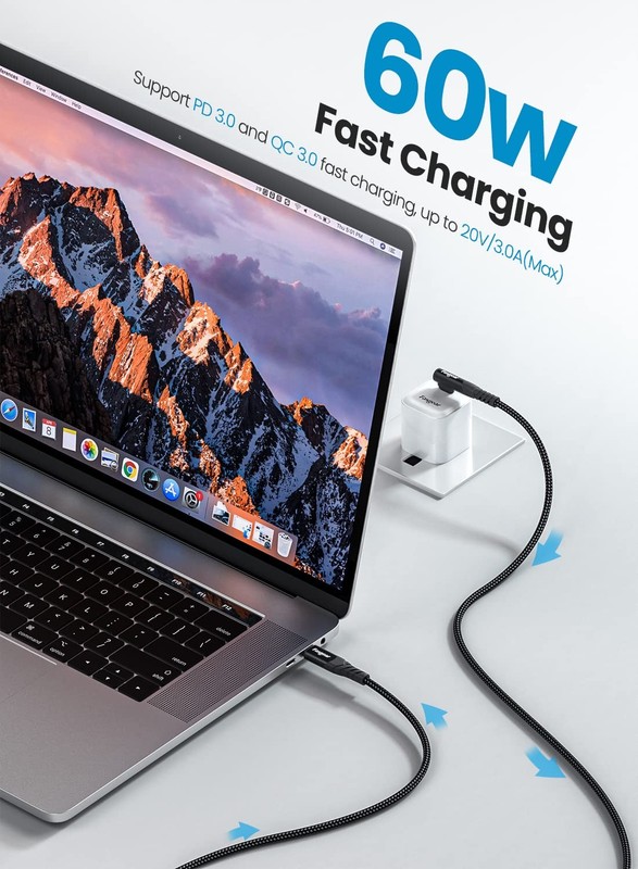 USB C to USB C Cable - 3 Pack 60W USB 2.0 Type C Charger Fast Charging Braide... gallery