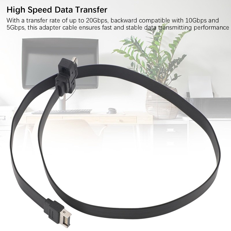 20Gbps USB 3.2 Gen 2x2 Type E To Type C Cable Front Panel Adapter Cord 0.5M gallery