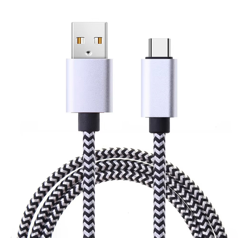 USB Type C Cable Date Sync 2.4A Fast 1M 2M 3M Charging Nylon Braided Wire Charge gallery