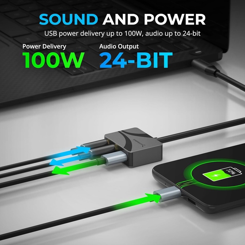 External Sound Card with Stereo Output for Laptop, Tablet, and Smartphone gallery