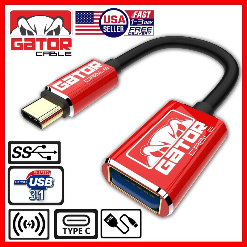 USB-C Type-C to USB 3.0 OTG Adapter Converter Cable Cord For Samsung Universal
