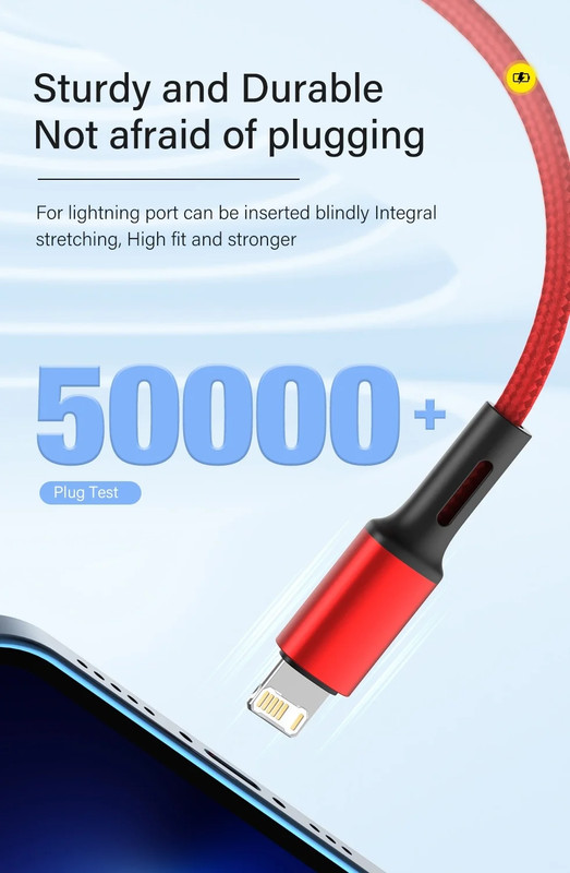 USB Cable for Iphone 5 6 7 8 plus X XS XR 11 12 13 14 Pro Max SE 1M 2M Long 0.25 gallery