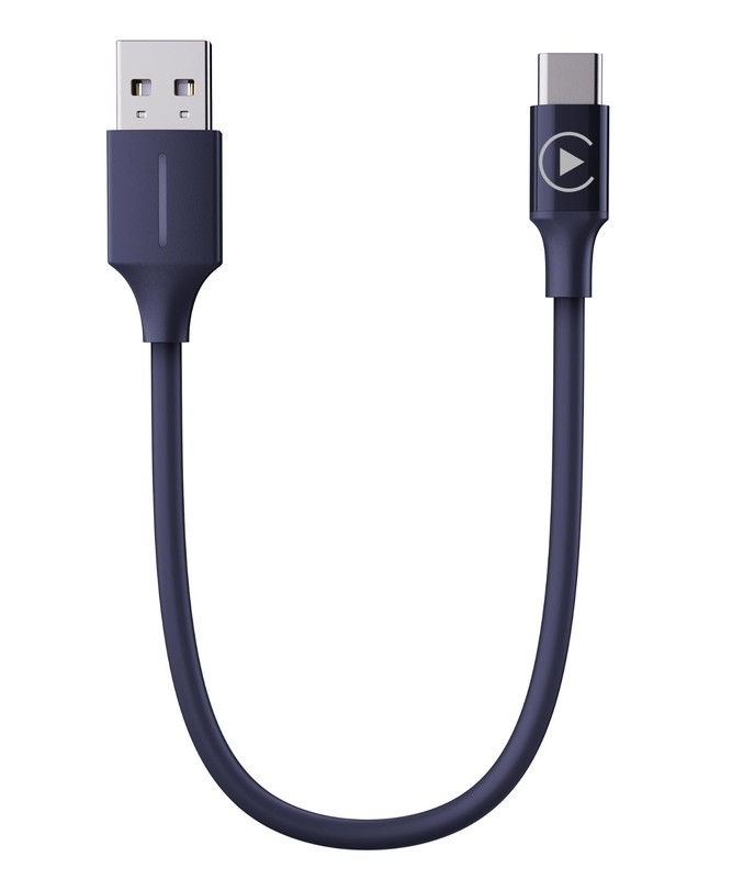 USB-A to C CarPlay Cable for Motorcycle | 1.64Ft, Bypass Bluetooth, 2-in-1 Charg gallery