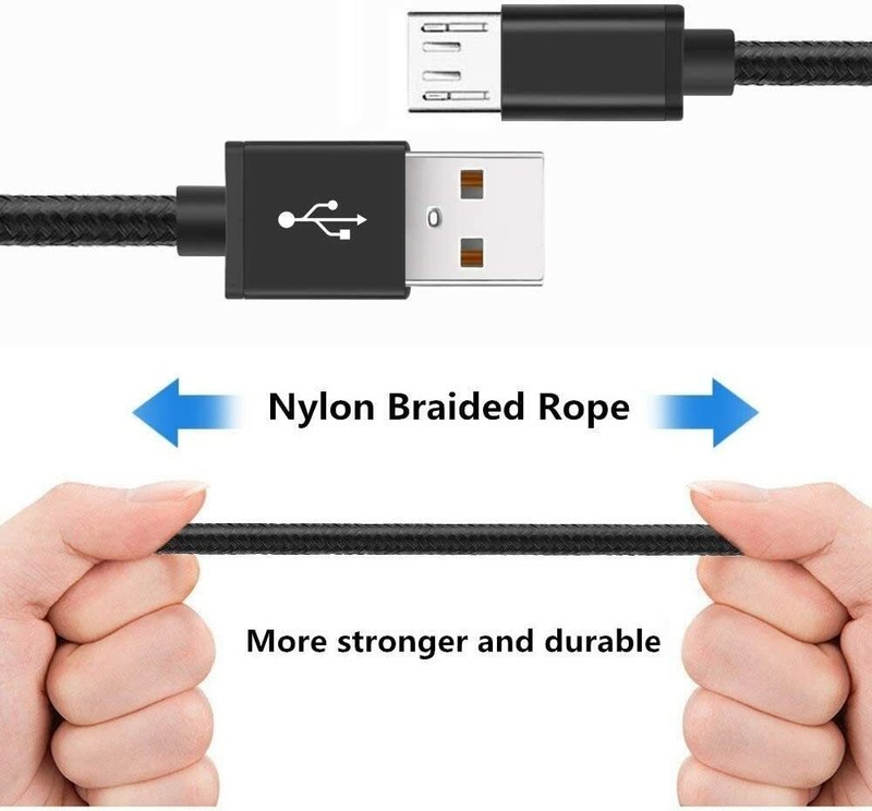 3/6/10FT Micro USB Charger Cable Fast Charging Cord For Samsung Android LG Phone gallery