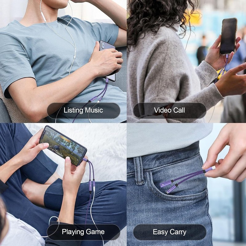 USB C Samsung Headphone Adapter for Galaxy S24 S23 FE S22 Ultra S21 FE S20 A5 gallery