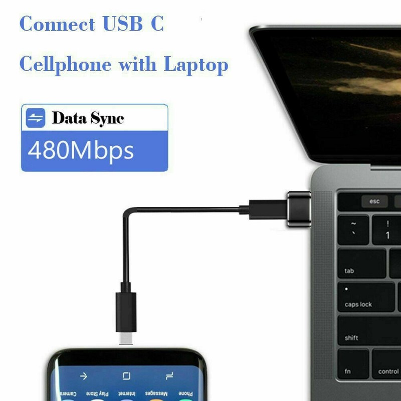 2x PACK USB C 3.1 Type C Female to USB 3.0 Type A Male Port Adapter Converter gallery