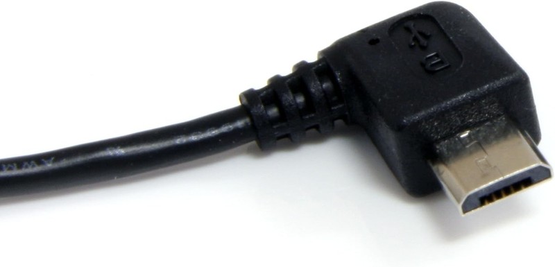 6 ft. 1.8 m Right Angle Micro USB Cable - USB 2.0 A to Right Angle Micro B - ... gallery
