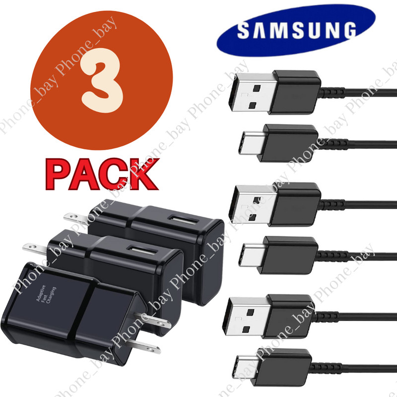 Adaptive Fast Wall Charger Type C Cable For Samsung Galaxy A12 A32 A42 A52 A72