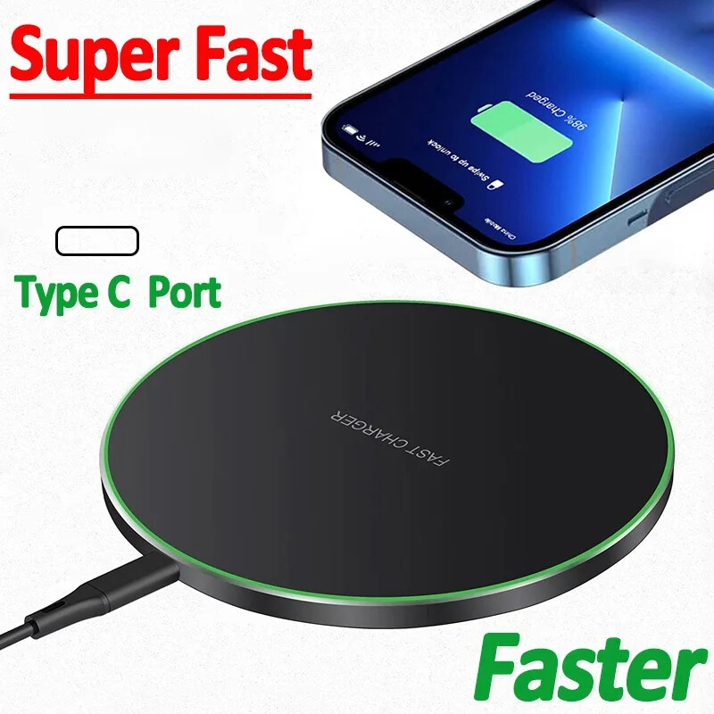 40W Fast Wireless Charger Charging Pad For Samsung Galaxy S25 Ultra S24 S23 S22+ gallery