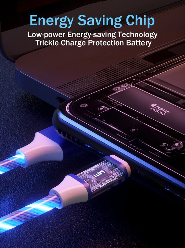 3 in 1 LED Fast Charging Cable Adapter For iPhone Micro USB Type C Charger CABLE gallery
