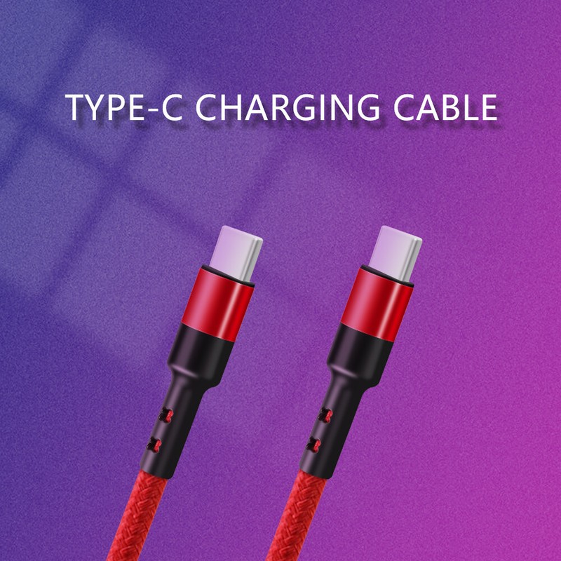 3/6/10Ft USB-C to USB-C TypeC Braided Cable Fast Charger Charging Data Sync Cord gallery