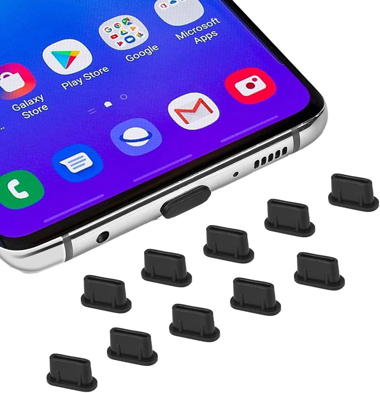 USB C Cover, 10 Pack Type C Dust Plug Charger Port Protector for Iphone 17 16