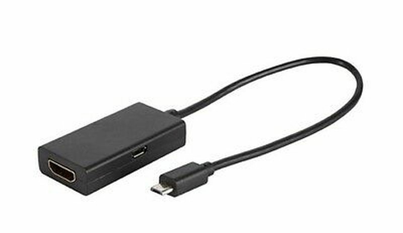 Micro USB MHL To HDMI HDTV Adapter Cable for Samsung S4 Note 8 N7000 Sony LG gallery