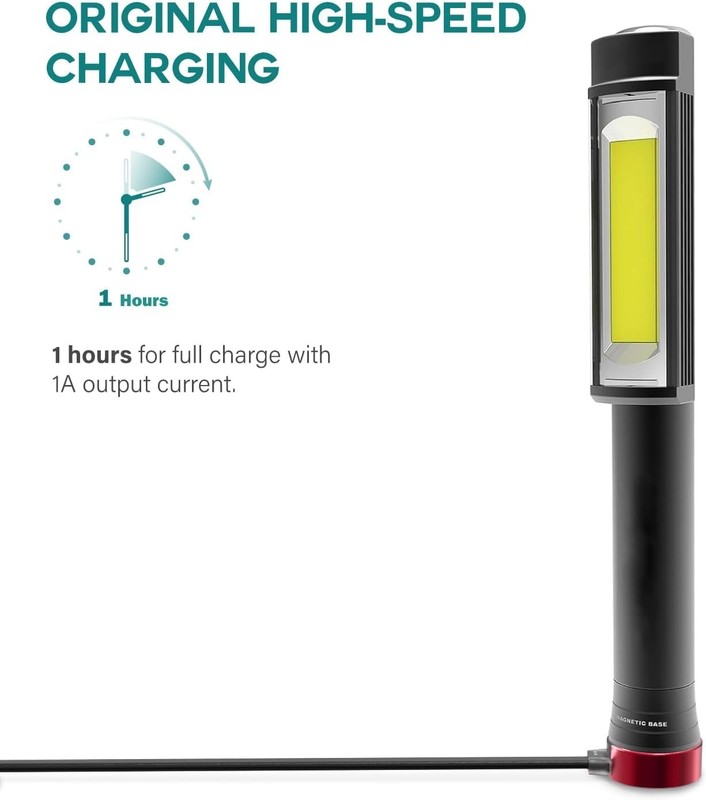 Portable 1M Magnetic Charger for NEBO & Swyvel Flashlights - Compact & Reliable gallery