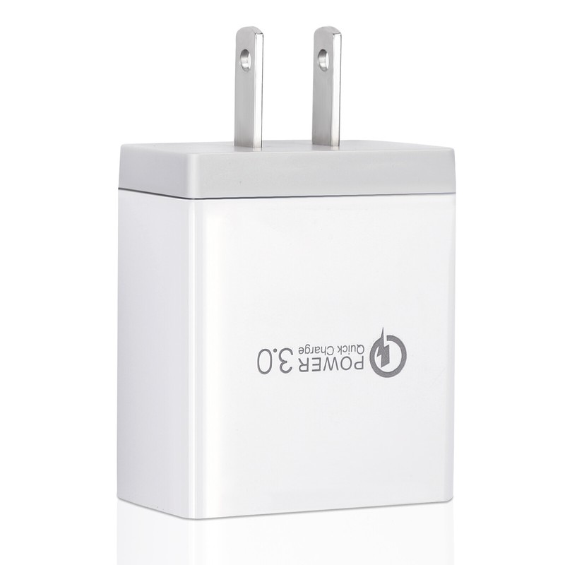 3 Port USB Home Wall Fast Charger for Cell Phone iPhone Samsung Android White gallery