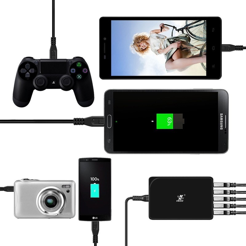 USB 2.0 A Male to Micro USB Charging Cable Lot Fire Stick, Tablet Android Phone gallery