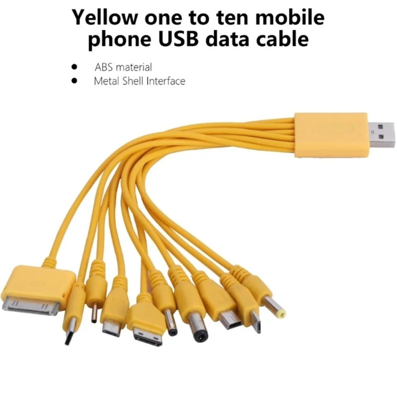 10-in-1 Multi-Function USB Charging Cable Universal Multi-Head Phone Charger gallery