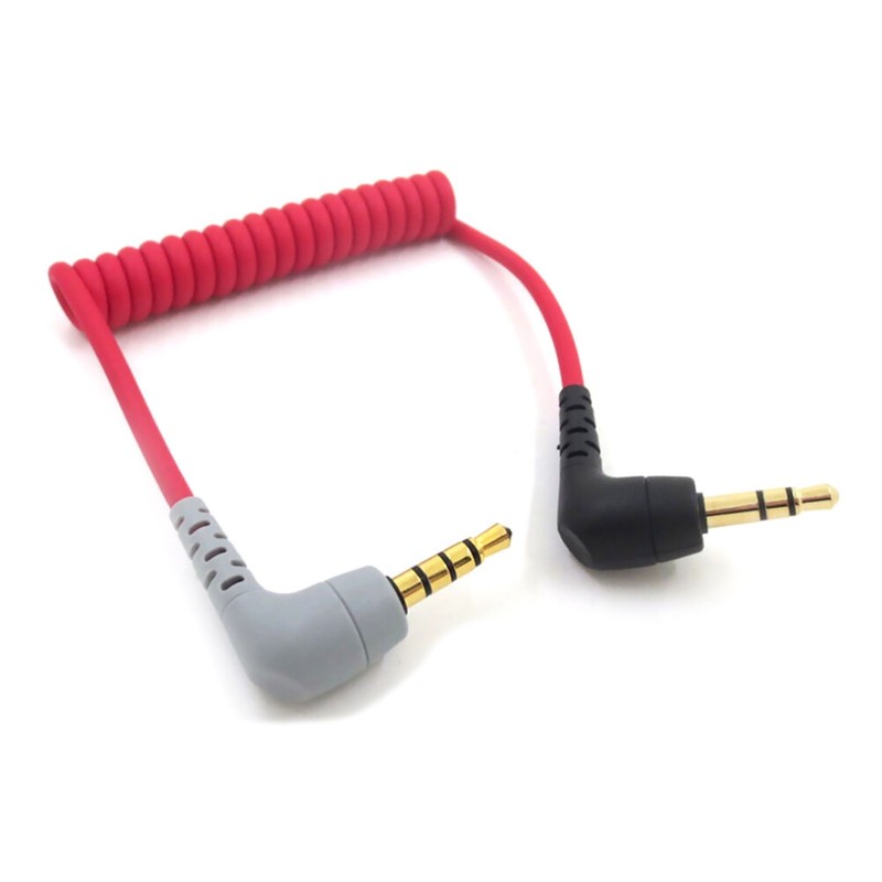 3.5mm Microphone TRS to TRRS Cable Cord for RODE Videomic Pro+/VideoMic GO C