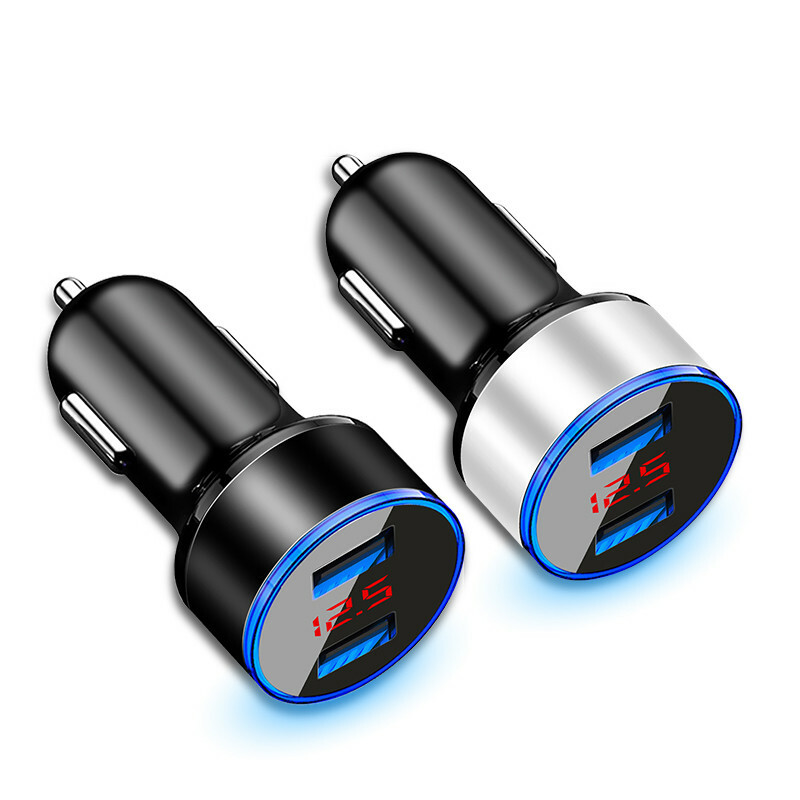 Dual USB 3.1A Car Charger Adapter 3.0 Fast Charging For iPhone12 11Pro Samsung gallery