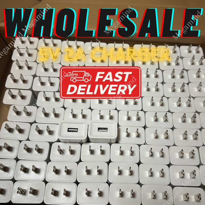5V 2A USB Jack 10W Wall Power Adapter 5 Volt 2Amp AC to DC Charger Block US Lot