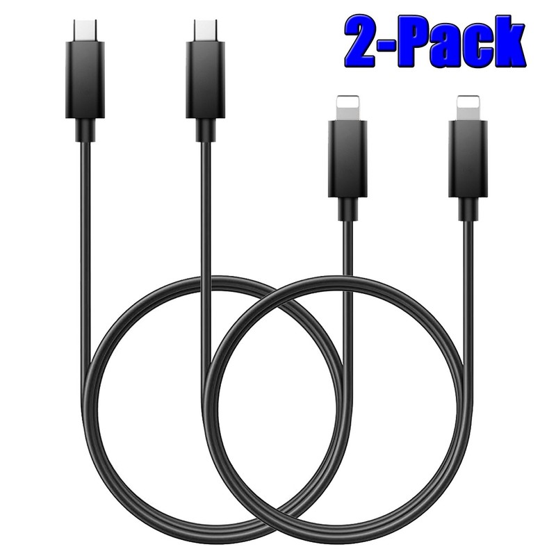 For Apple iPhone 8 7 6 6s Plus SE 5s 5c Fast Type C To iPhone Cable Charger Cord