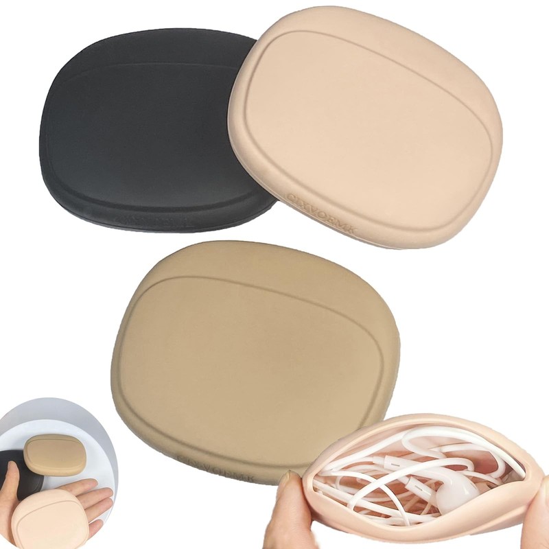 Silicone Headphone Organizer - Data Cable Storage Case - Mini Key Box - Porta...