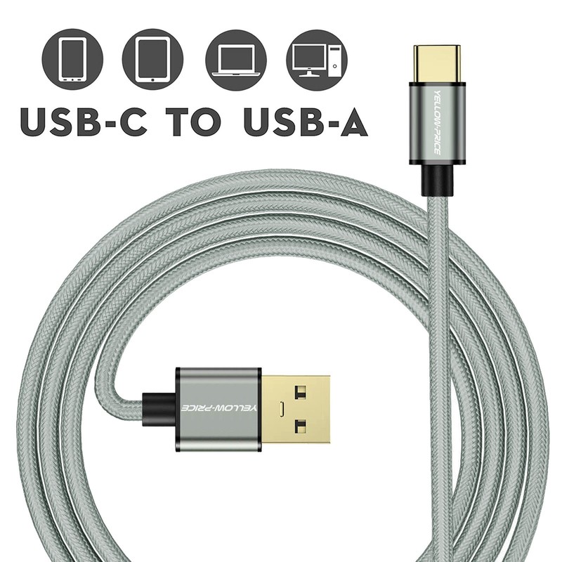 USB C to USB A 3.0 Fast Charging Cable 3ft 66W 5A USB Type C Charger Cord 2PCS gallery