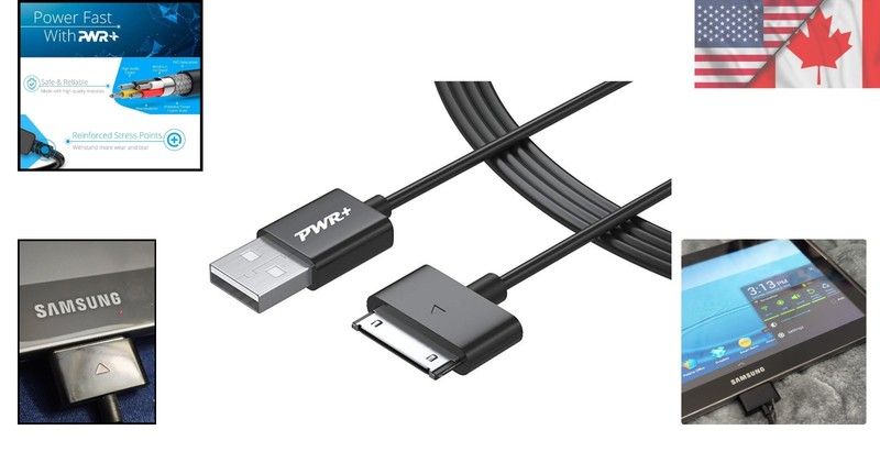 6.5 Feet Lightweight USB Charging Cable to 30-Pin for Galaxy Note & Tablets gallery