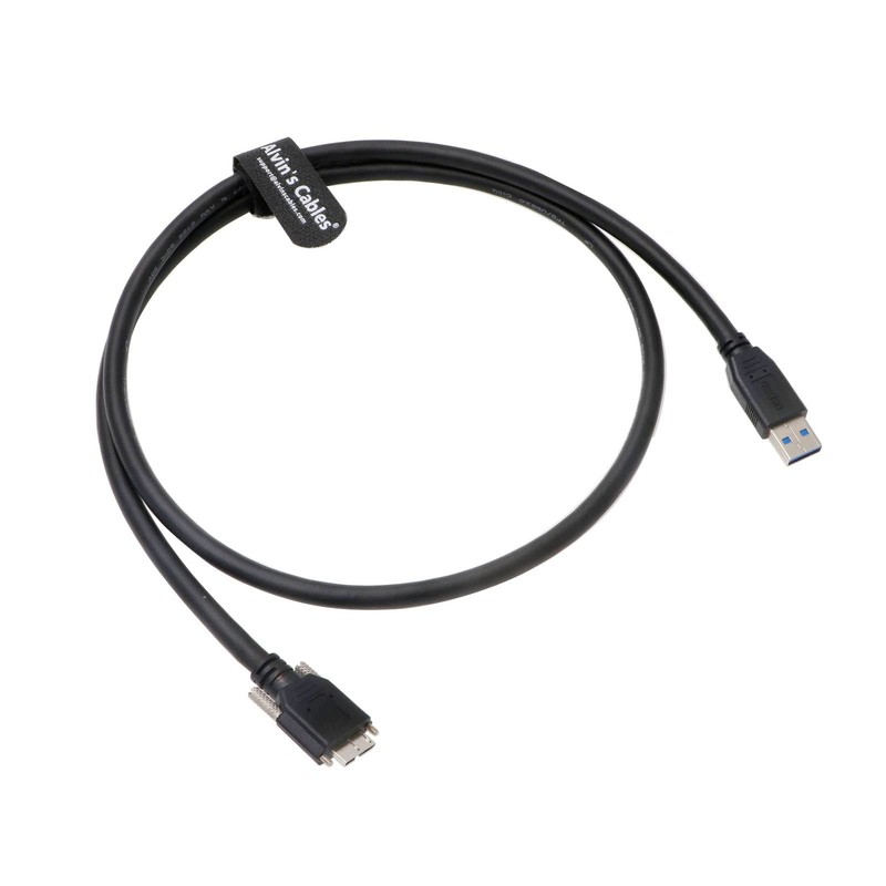 USB 3.0 USB-A to Micro-B Data Cable for Basler ACE Camera Locking 1M 39.4 Inch