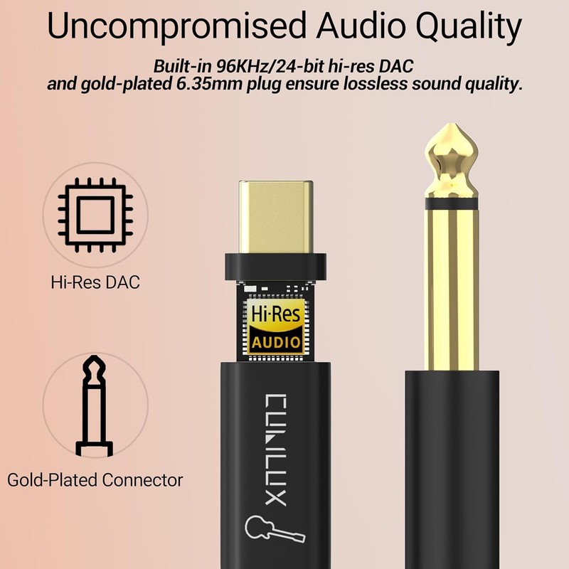 USB C Guitar Audio Lead gallery