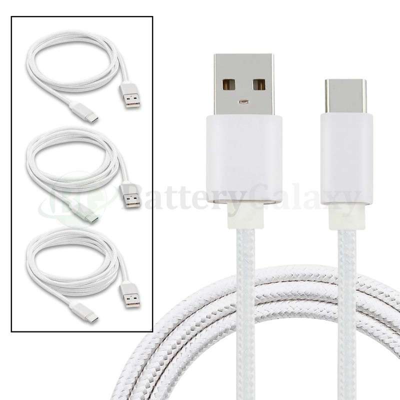 1-100 Lot USB Type C Fast Rapid Charger Cable for Phone LG G5 G6 / Nexus 5X 6 6P