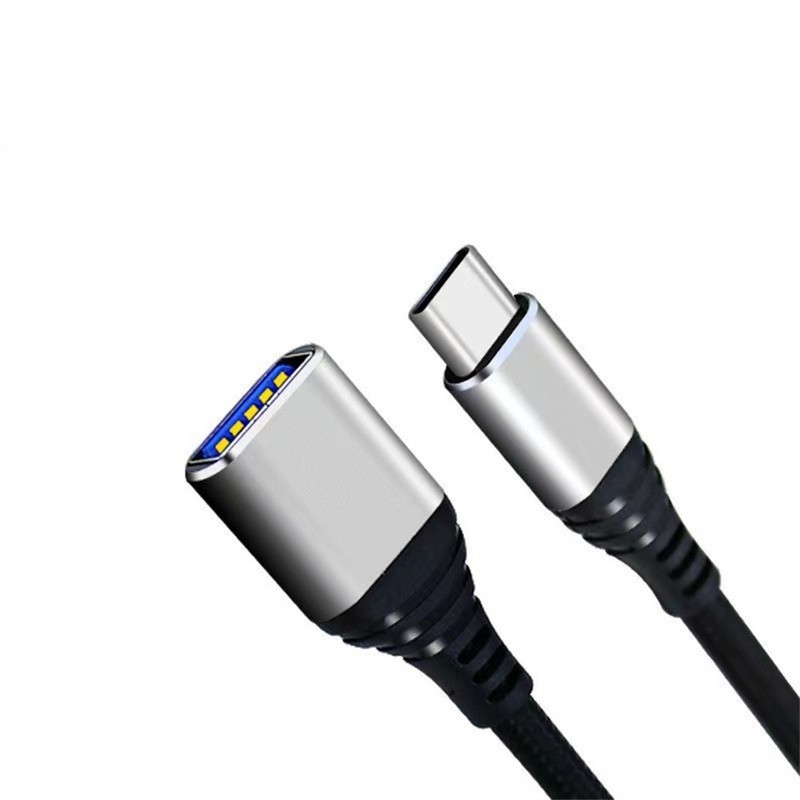 18.5 CM Cable Type C to USB Adapter USB-C Male OTG A Female Data Connector Line gallery