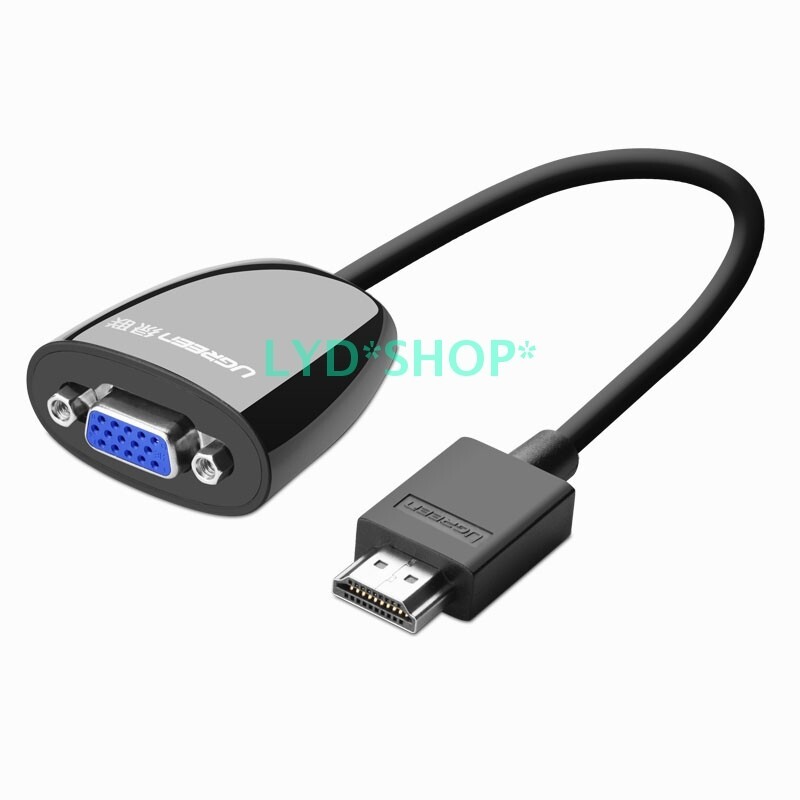 1080P HD Transmission New UGREEN HDMI To VGA Converter