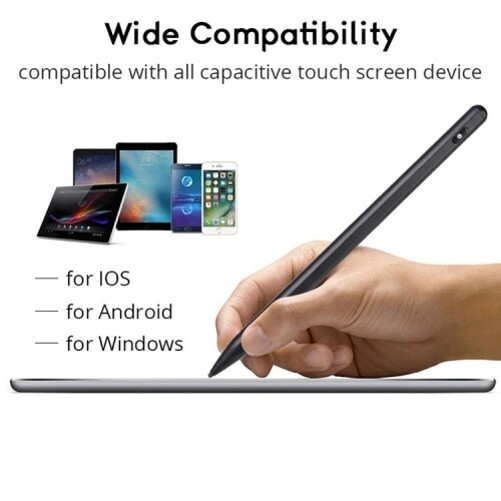 for iPhone iPad Capacitive Digital Active Stylus Pen Touch Rechargeable gallery