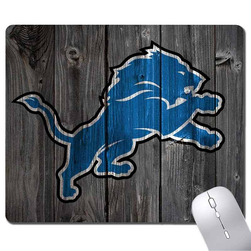 Wood Grain Design Sports Mouse Pad, Non-Slip Rubber Base Gaming Mousepad, Des…
