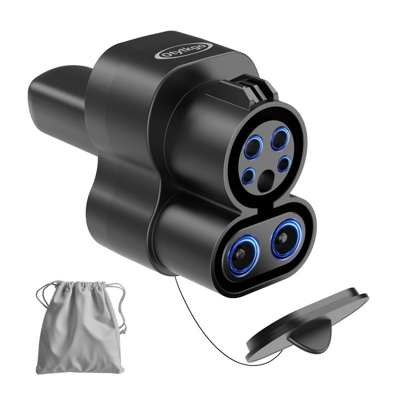 CCS1 to NACS Fast Charging Adapter, 250kW for Tesla Model 3/Y/S/X, Plug & Play E gallery