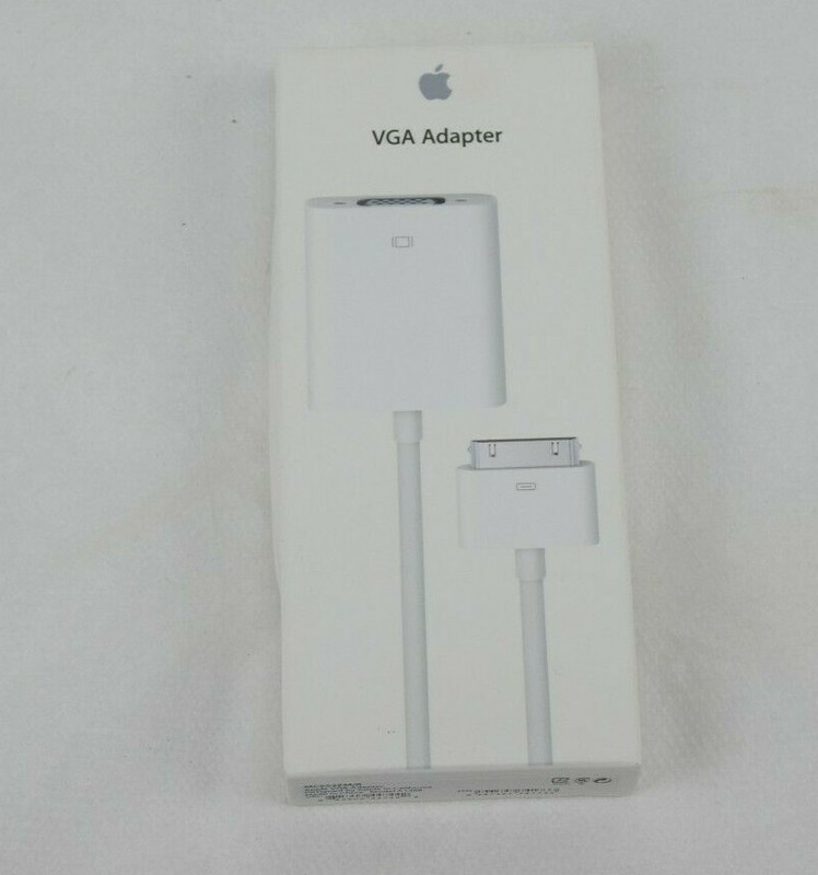 Apple A1368 VGA Adapter 30 pin iPad iPhone MC552ZM/B NEW