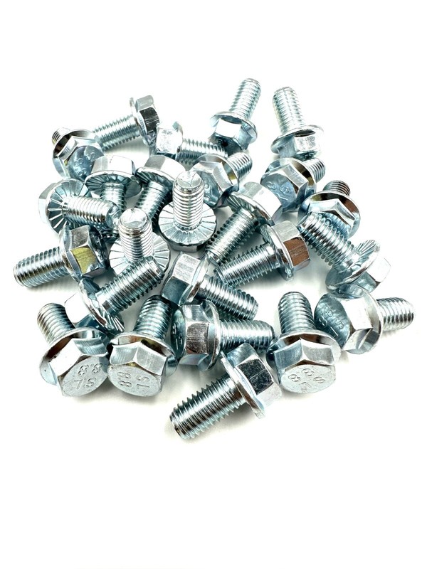 (25) M8-1.25 x 16mm Class 8.8 Hex Flange Bolts & (25) M8-1.25 Flange Lock Nuts gallery