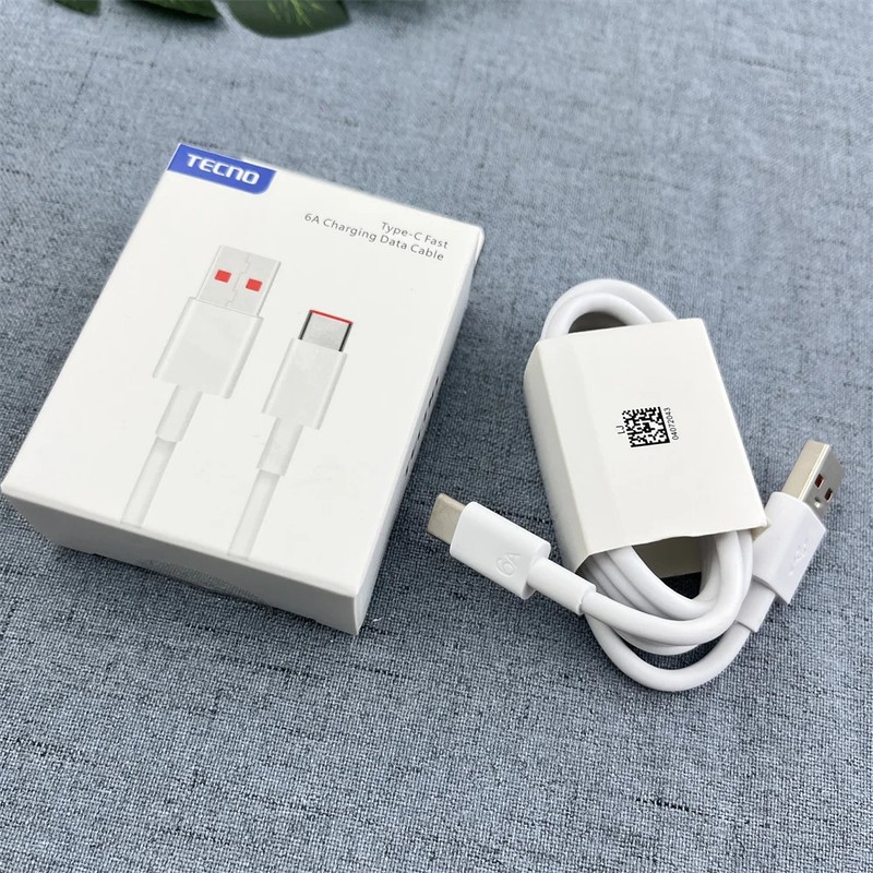 6A USB Type C Cable For TECNO 68W 45W 33W Type C Fast Charigng Data Cor gallery