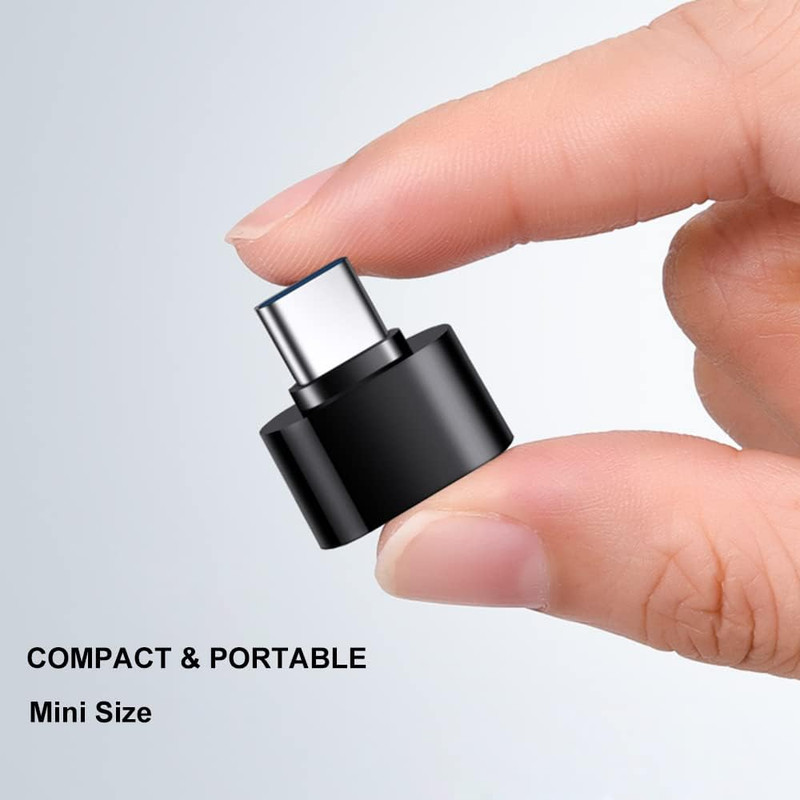 USB C to USB Adapter 4 Pack, USB Female to Type C Male OTG Adaptor, USB C Adapte gallery