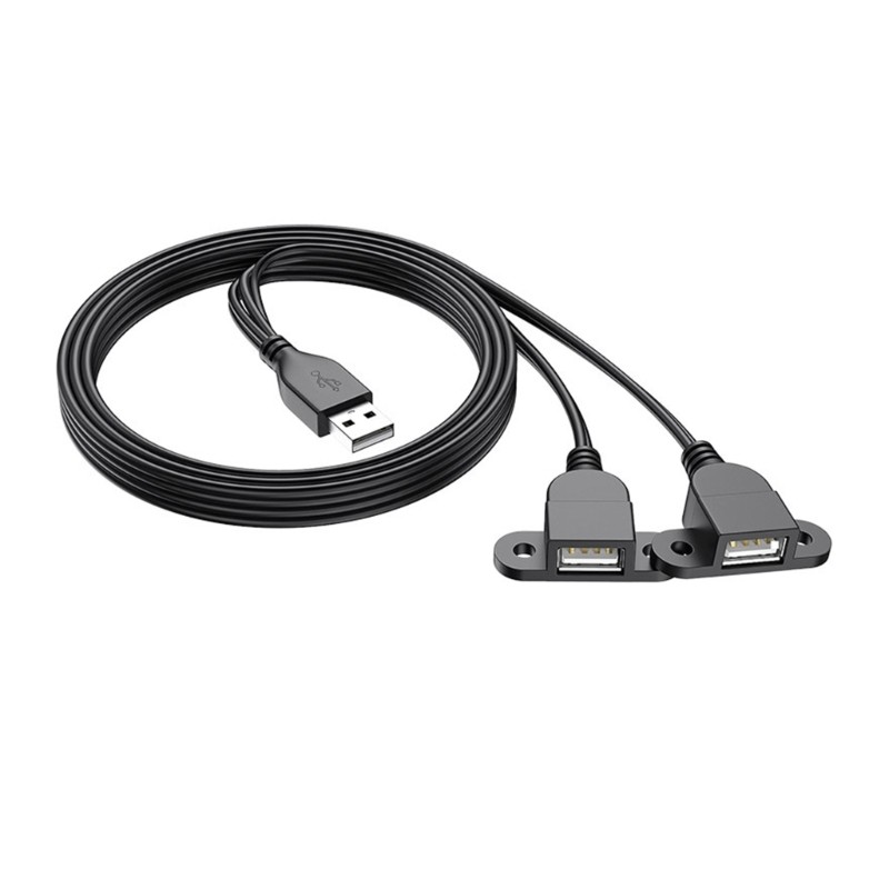 USB Power Adapter Cord USB Y Splitter Charging Cable for USB Fans and Lamps