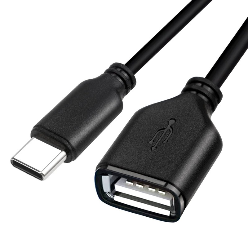 YOTETION Slim USB C to USB A Female 15ft Cable, Long USB2.0 Cable USB A to Ty…