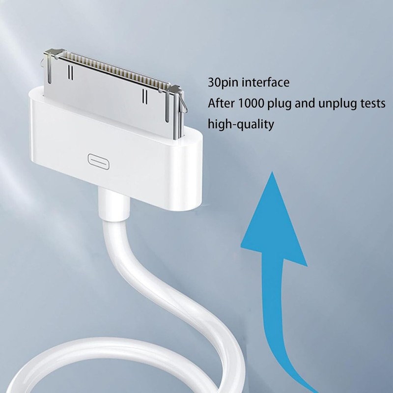200PCS 3FT 30 pin USB Charging Data Cable Cord for iPad 1/2/3 iPod Nano 1-6 LOT gallery